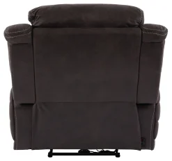 TELLY Fåtölj med elrecliner tyg brun