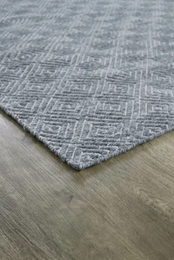 TEMPO Handtuftad matta anthracite 130/190