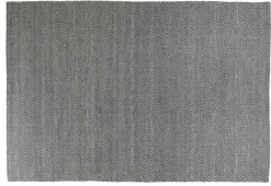 TEMPO Handtuftad matta anthracite 160/230