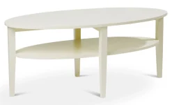 TERZO Soffbord 120x60 höjd 52 Vitlackad MDF/massivträ
