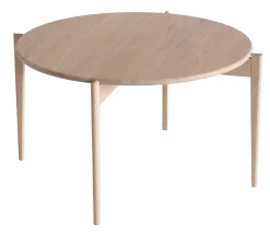 TILIA Soffbord Ø88 H48, vitoljad ek