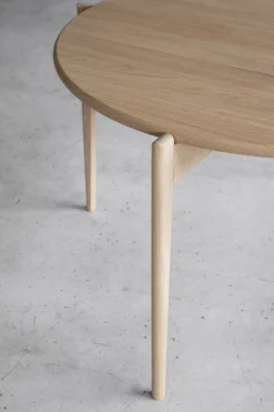 TILIA Soffbord Ø51 H.48 Vitoljad Ek