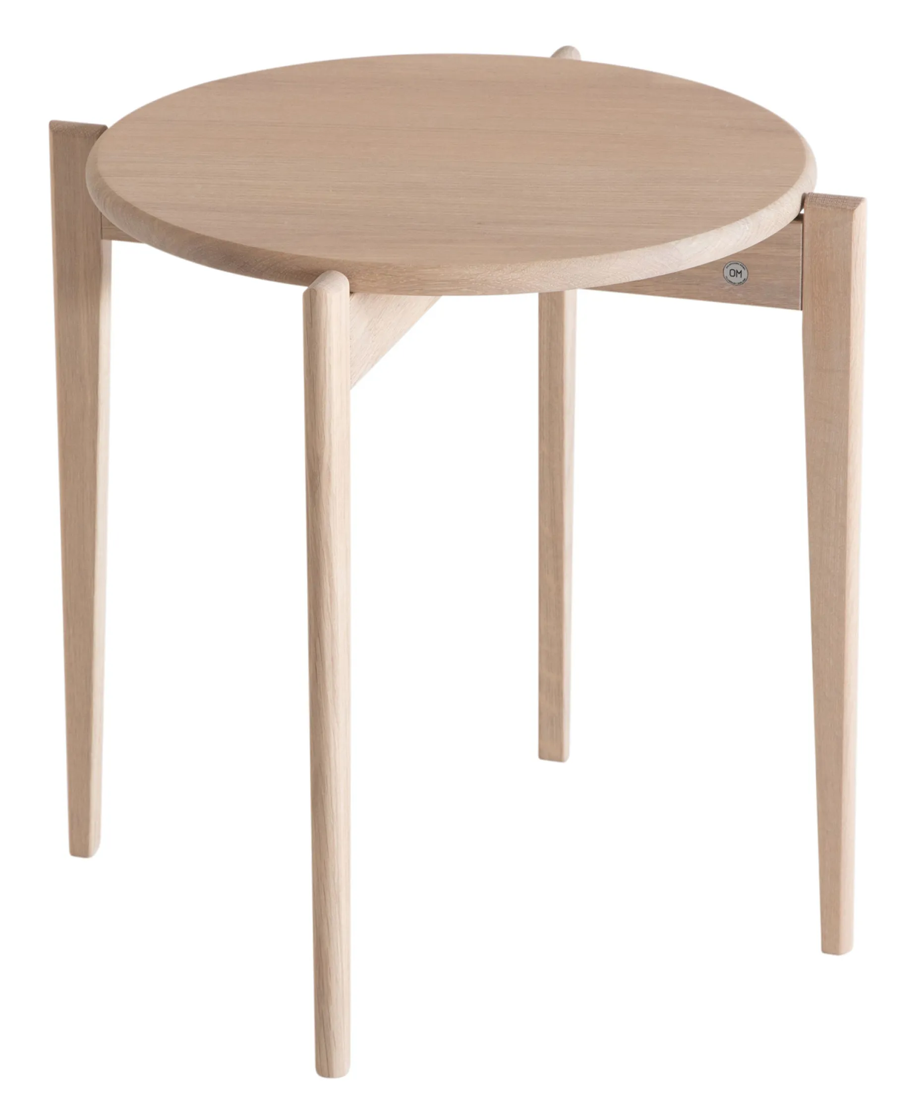 TILIA Soffbord Ø51 H.48 Vitoljad Ek