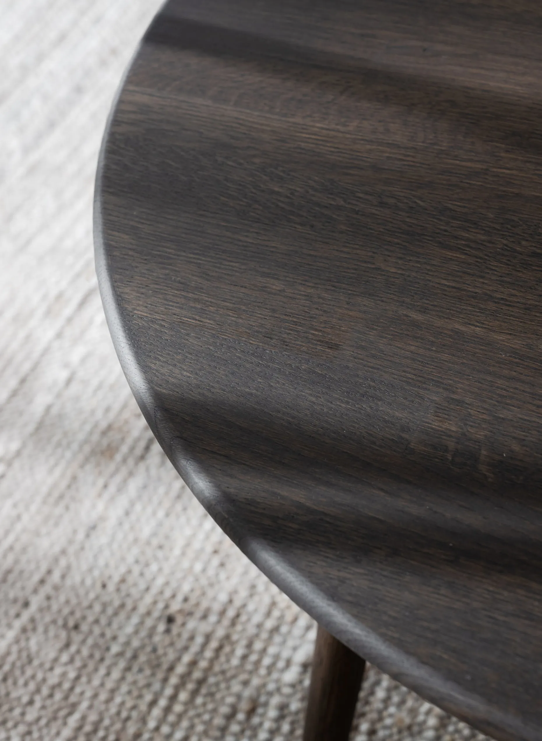 TOMPKINS soffbord runt Ø60 brun ek