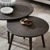 TOMPKINS soffbord runt Ø90 brun ek