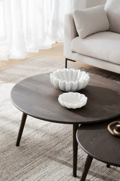 TOMPKINS soffbord runt Ø90 brun ek