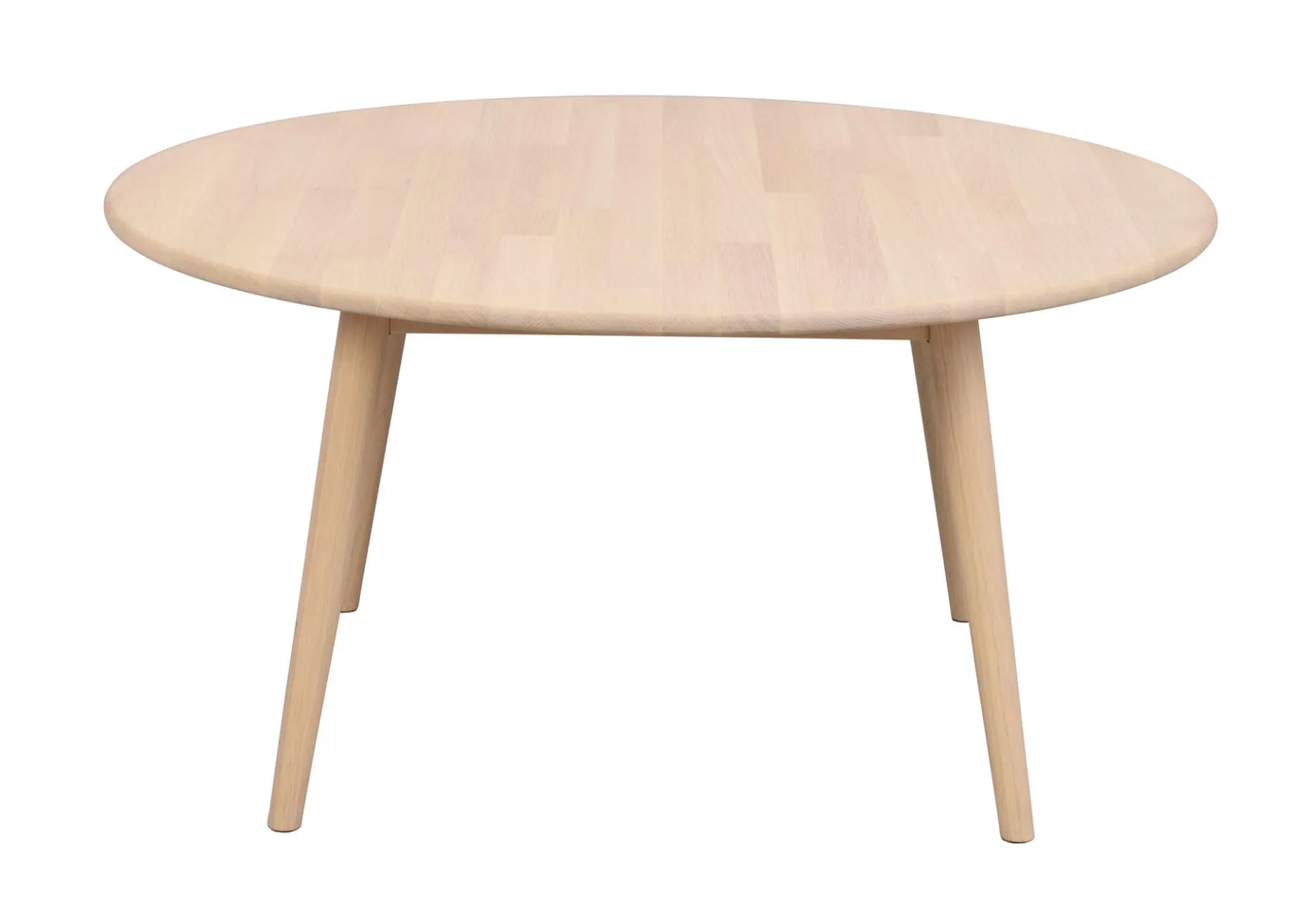 TOMPKINS soffbord runt Ø90 vitpigmenterad ek