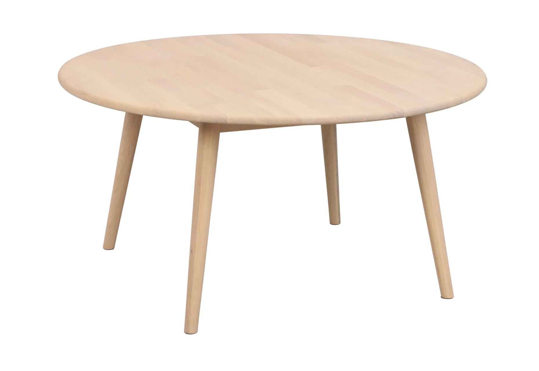 TOMPKINS soffbord runt Ø90 vitpigmenterad ek