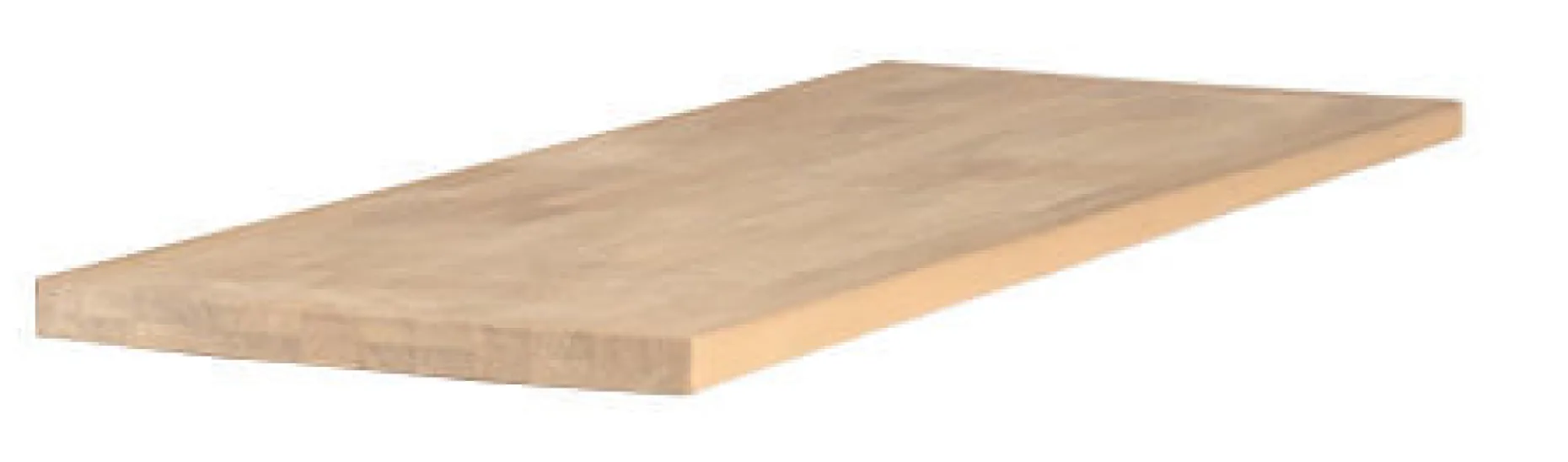 TRATTO Iläggsskiva 135x50cm massiv vitoljad ek