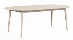 TYLER matbord ovalt 170/210x105 vitpigment ek