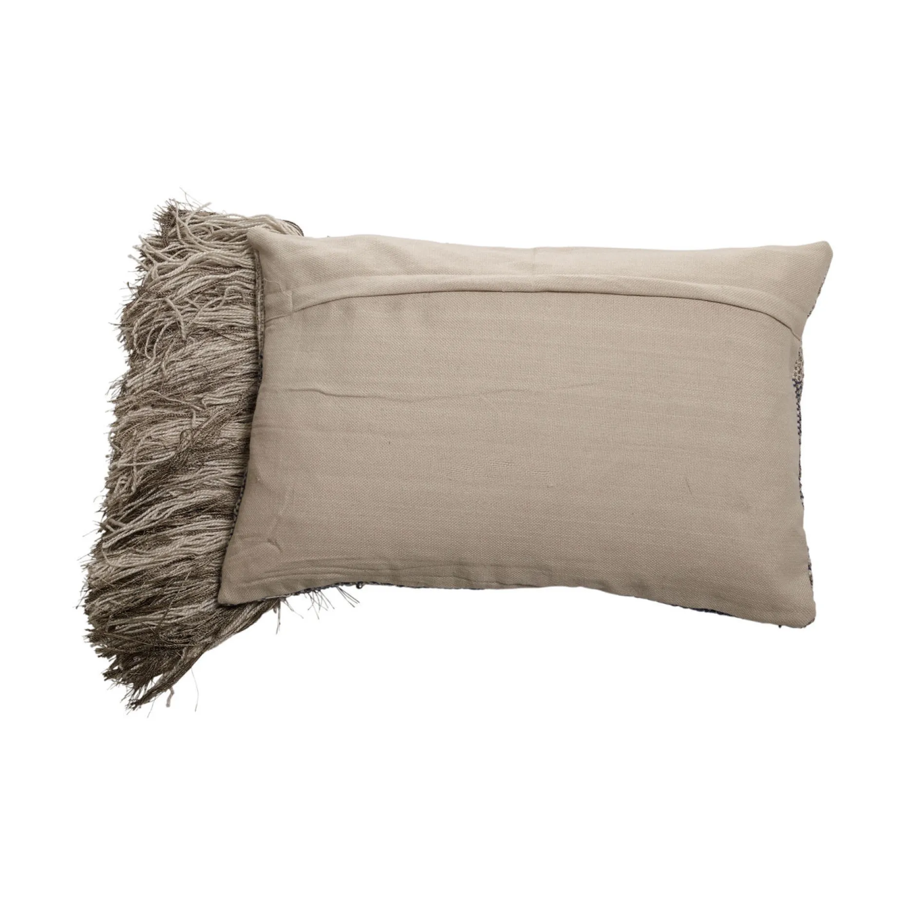 VANJA Kuddfodral blå/beige 40 x 60 cm