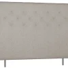 WENDELA Huvudgavel KNAPP 180x12 höjd 132 tyg beige