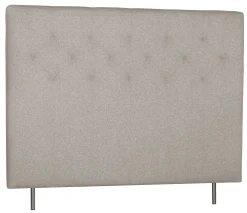 WENDELA Huvudgavel KNAPP 180x12 höjd 132 tyg beige