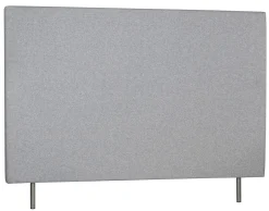 WENDELA Huvudgavel SLÄT 90x8 höjd 117 tyg ljusgrå