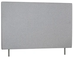WENDELA Huvudgavel SLÄT 180x8 höjd 117 tyg ljusgrå