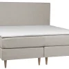 WENDELA Kontinentalsäng 180x200 FAST/FAST tyg beige