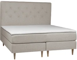 WENDELA Kontinentalsäng 180x200 FAST/MEDIUM tyg beige
