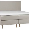 WENDELA Kontinentalsäng 180x200 MEDIUM/MEDIUM tyg beige