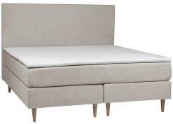 WENDELA Kontinentalsäng 180x200 MEDIUM/MEDIUM tyg beige