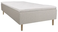 WENDELA Ramsäng 90x200 tyg beige