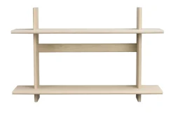 WESTLOCK Vägghylla 75x48 vitpigmenterad ek