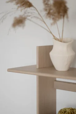 WESTLOCK Vägghylla 75x48 vitpigmenterad ek