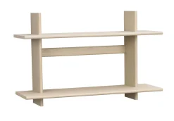 WESTLOCK Vägghylla 75x48 vitpigmenterad ek