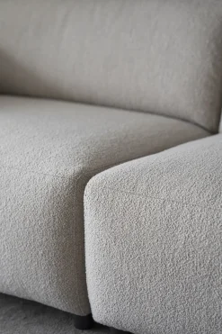 WILLARD 4-sits soffa ljusbeige tyg (K4)