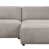 WILLARD 3-sits soffa med schäslong H beige tyg (k1)