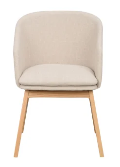 WINDHAM karmstol beige tyg/ekben