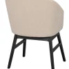 WINDHAM karmstol beige tyg/svarta ekben