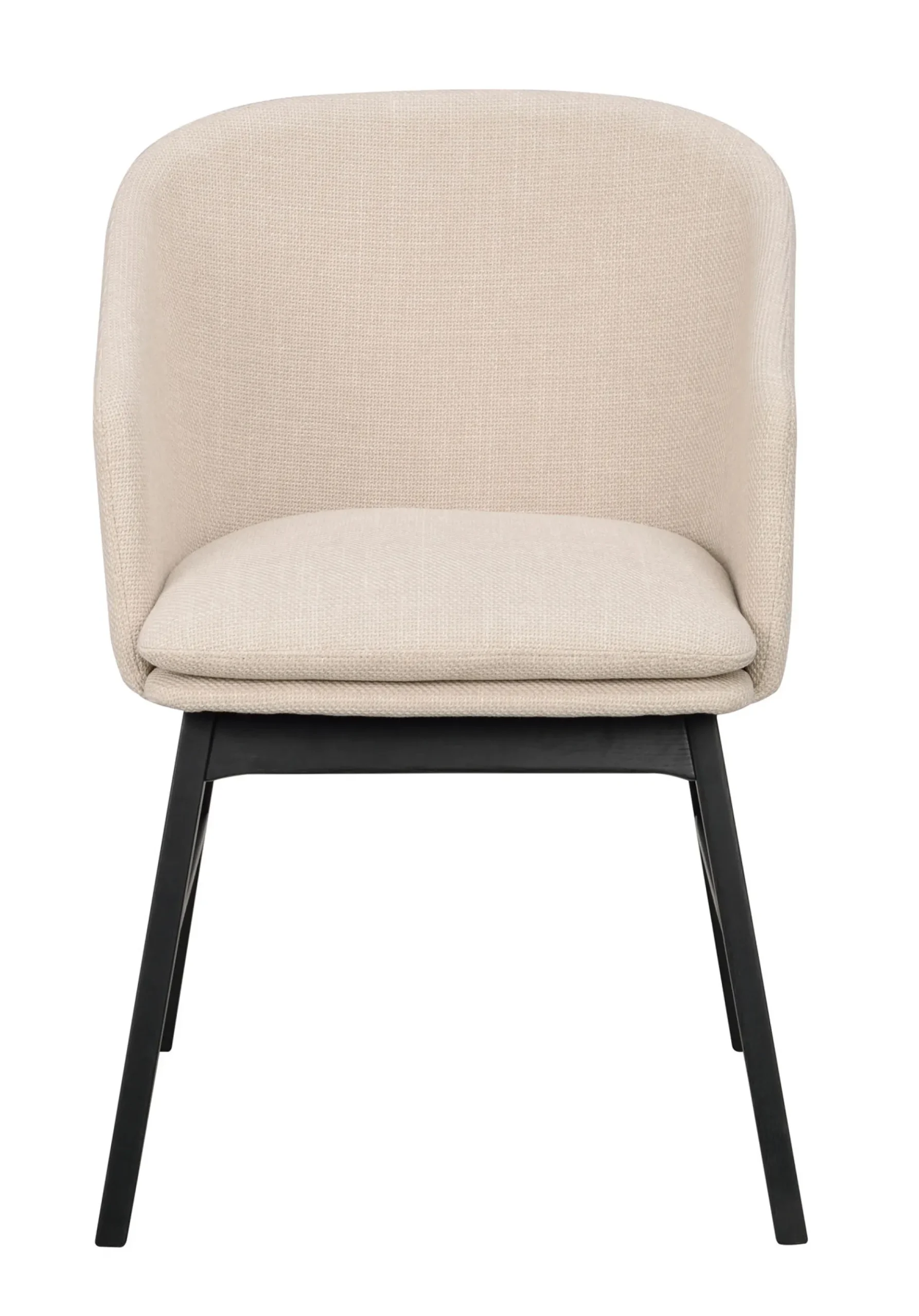 WINDHAM karmstol beige tyg/svarta ekben