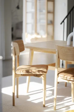 WOLCOTT Stol ek/brun
