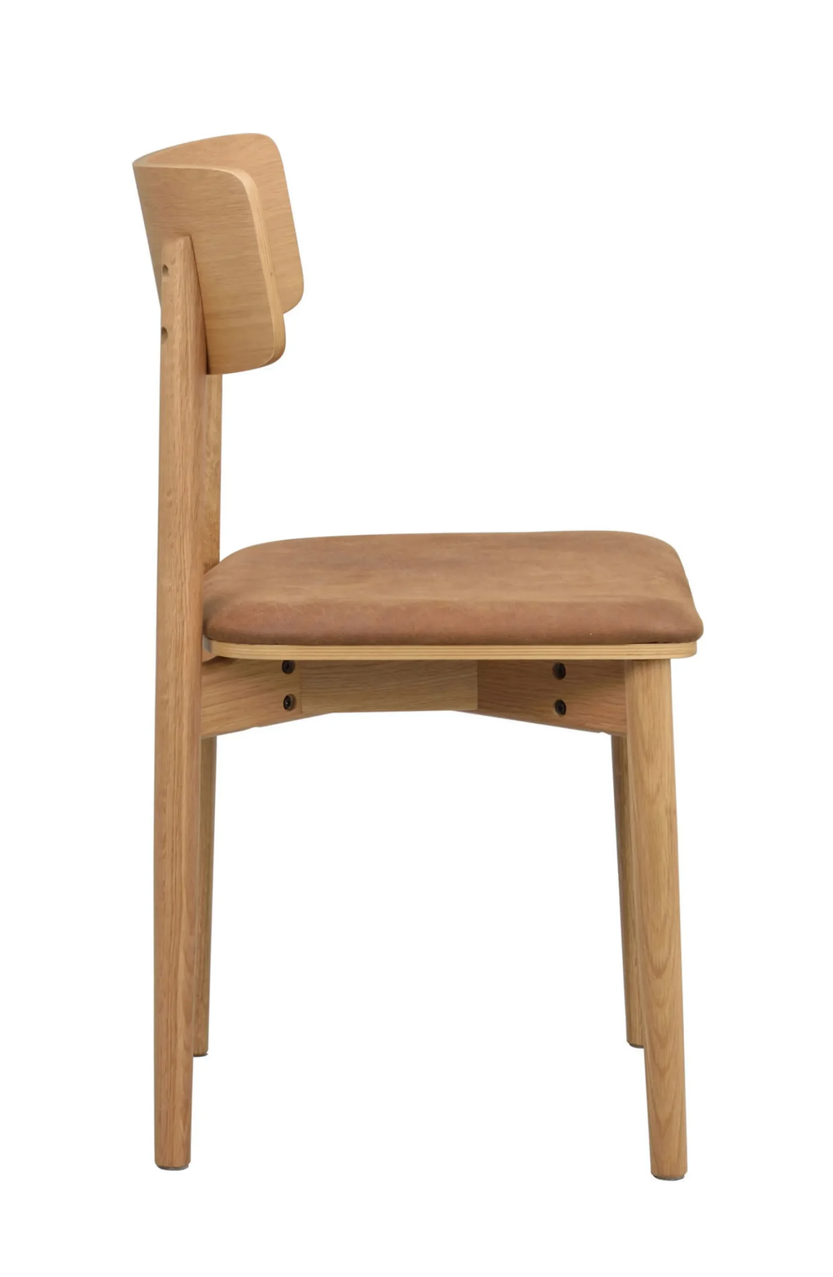 WOLCOTT Stol ek/brun