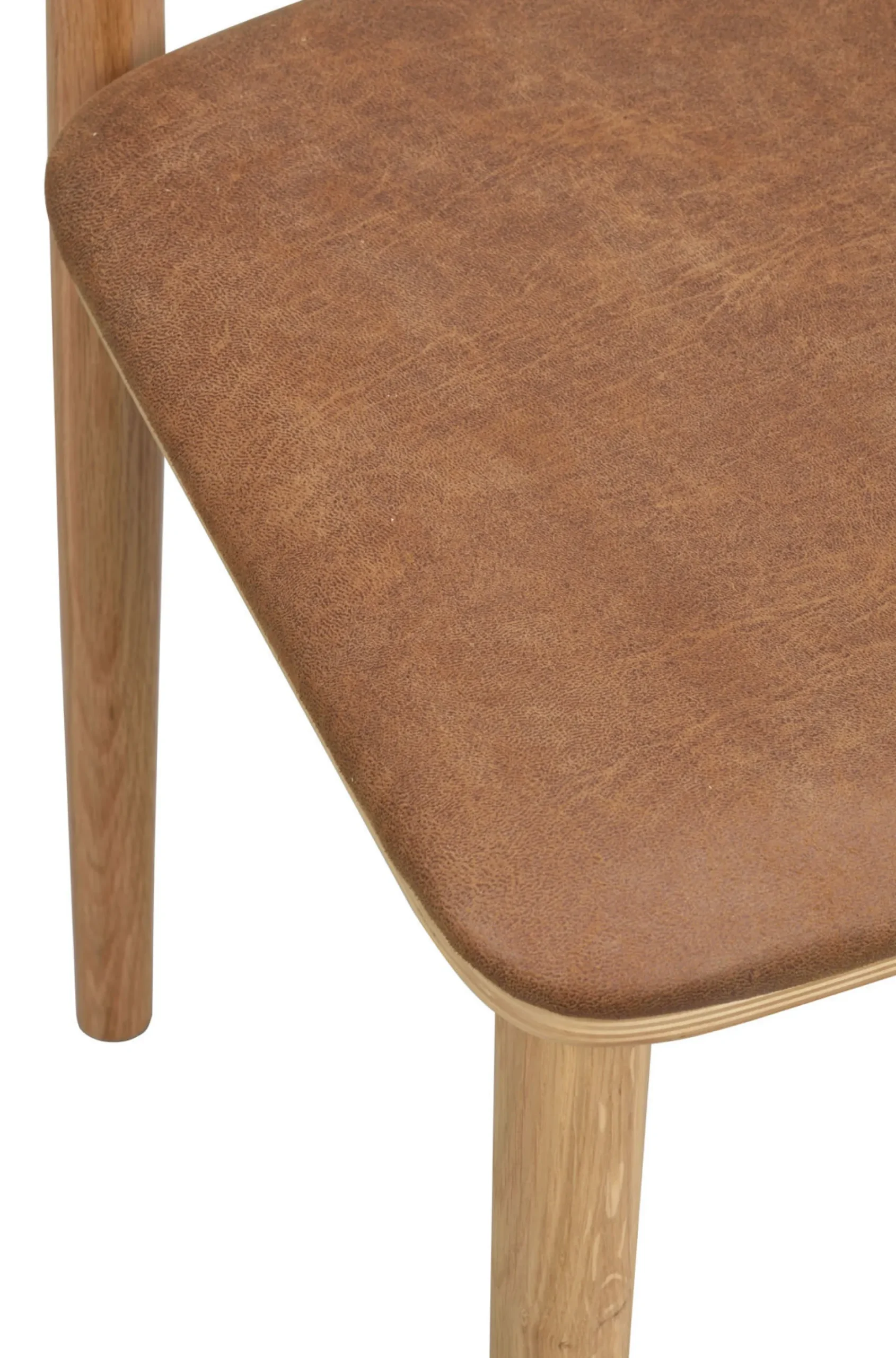 WOLCOTT Stol ek/brun