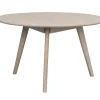 YUMI soffbord runt 90 vitpigmenterad ek